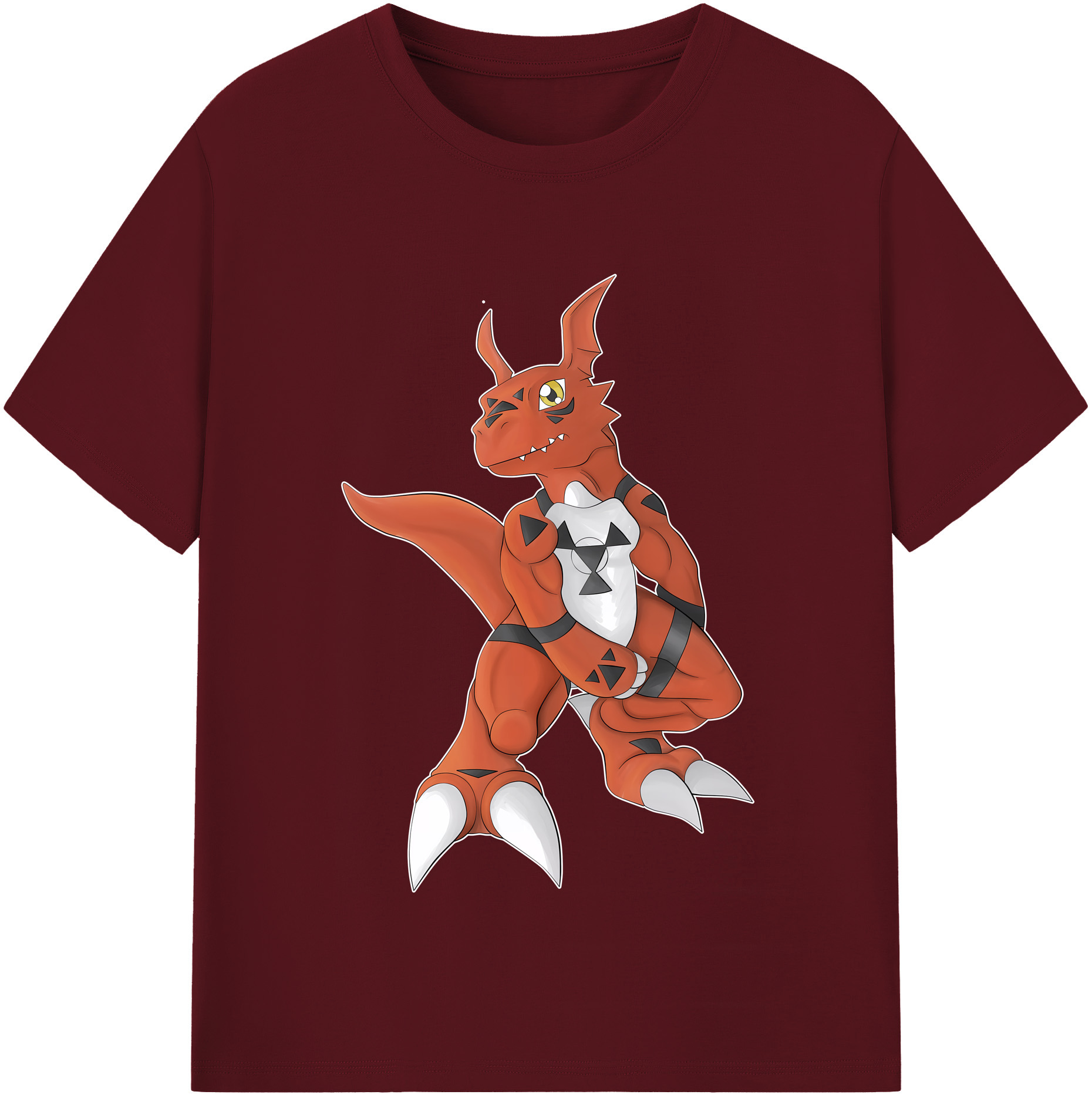 （画像用） Digimon デジタルモンスター/デジモン 綿100％半袖Tシャツ（フロントプリント）
